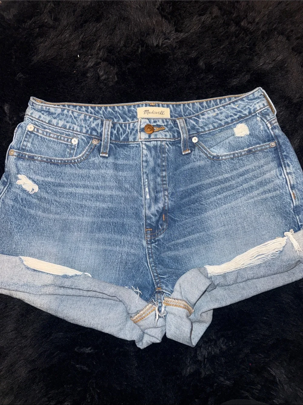 Madewell Relaxed Mid-Length Denim Shorts – Size 29